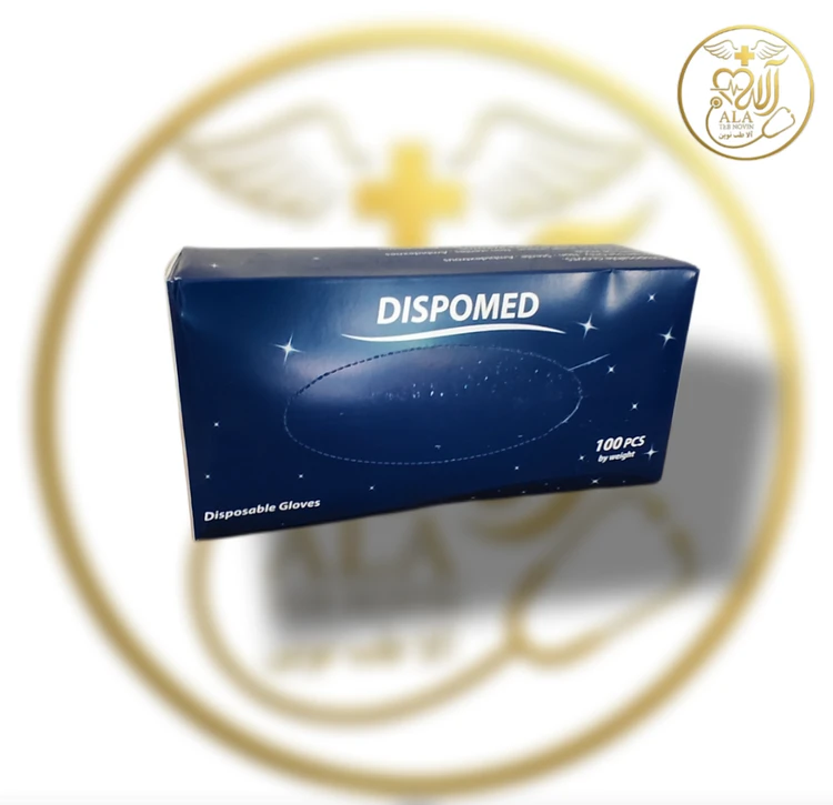 دستکش وینیل دیسپومد سایز L