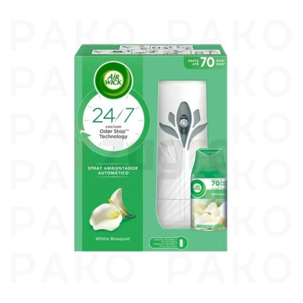 دستگاه اتوماتیک خوشبو کننده هوا ایرویک با رایحه دسته گل سفید