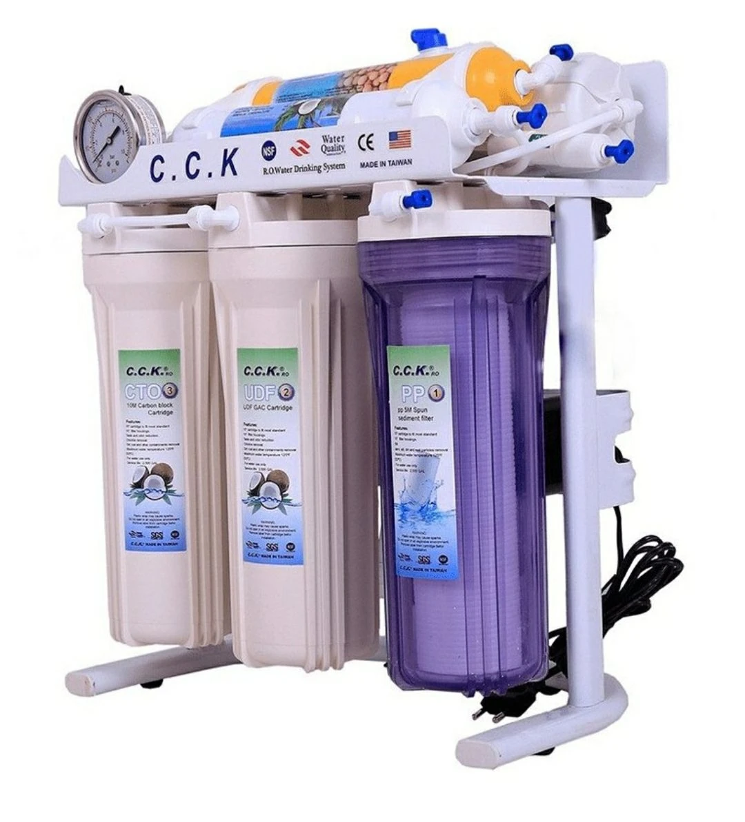 دستگاه تصفیه آب شش مرحله ای cck با مخزن TANK PAC تایوانی