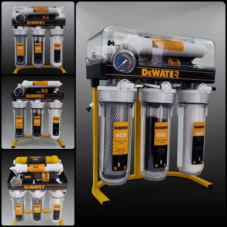دستگاه تصفیه آب کریستالی دی واتر DEWATER
