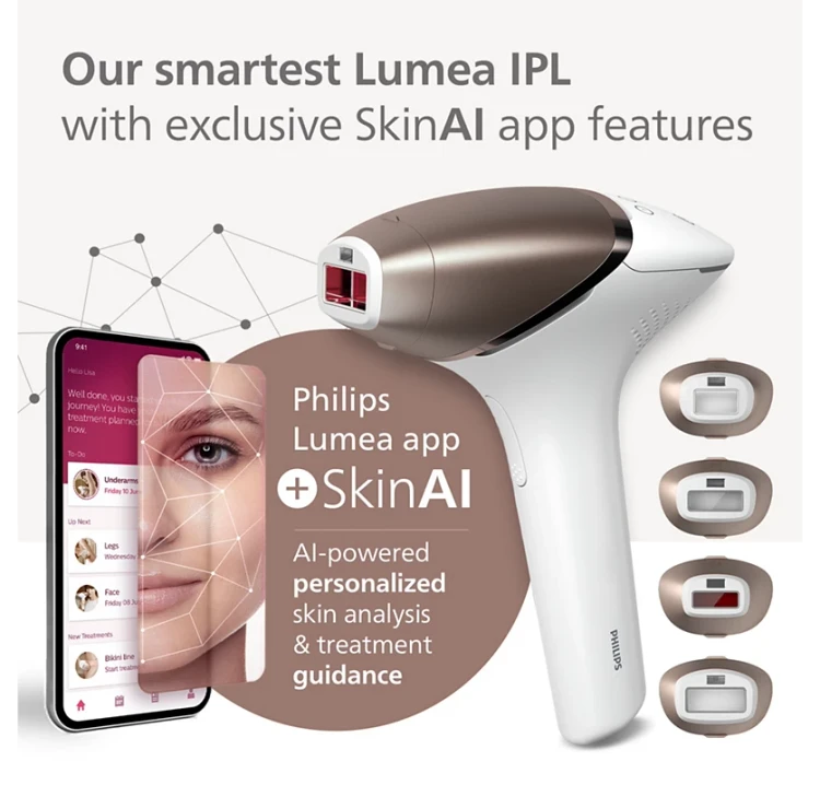 دستگاه رفع موهای زایید فلیپس هوشمند PHILIPS 9900 ILP