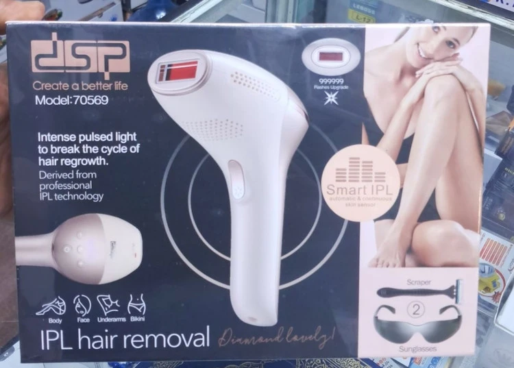 دستگاه لیزر خانگی حذف موهای زائد DSP مدل اپیلاتور چندکاره | DSP IPL Hair Removal Device Epilator
