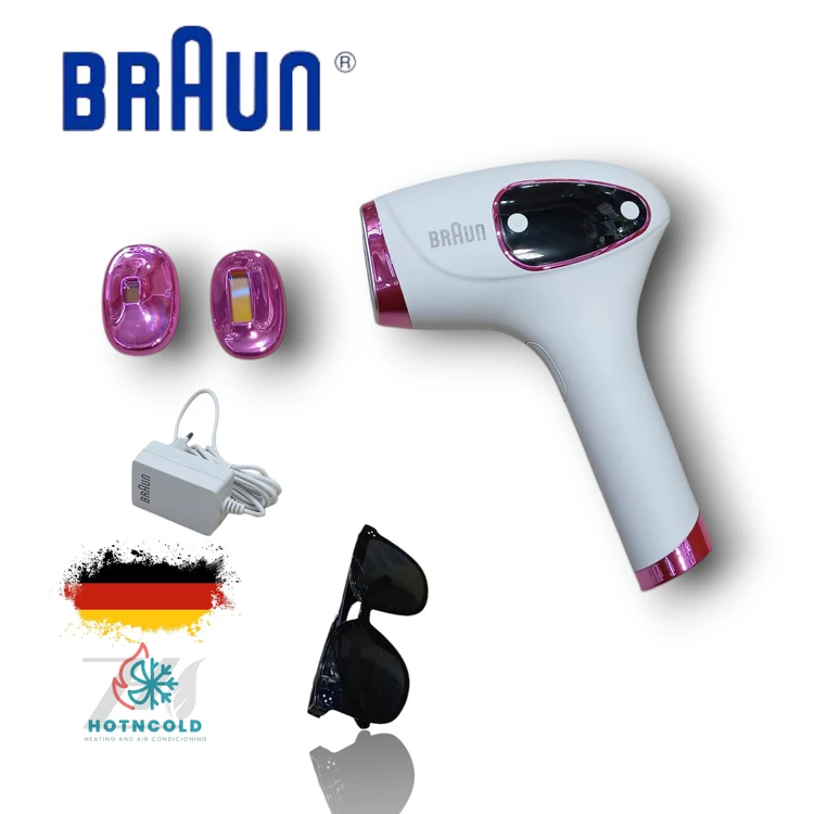 دستگاه لیزر خانگی صورت و بدن با شات یخی براون BRAUN GERMANY