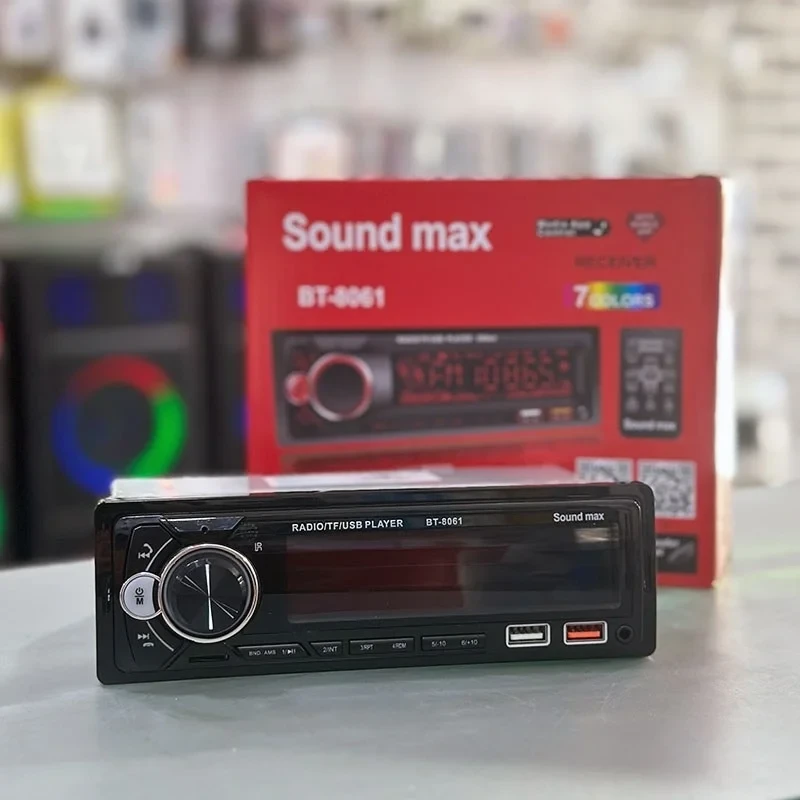 دستگاه پخش خودرو ساند مکس Sound MAX ۸۰۶۱ Bluetooth