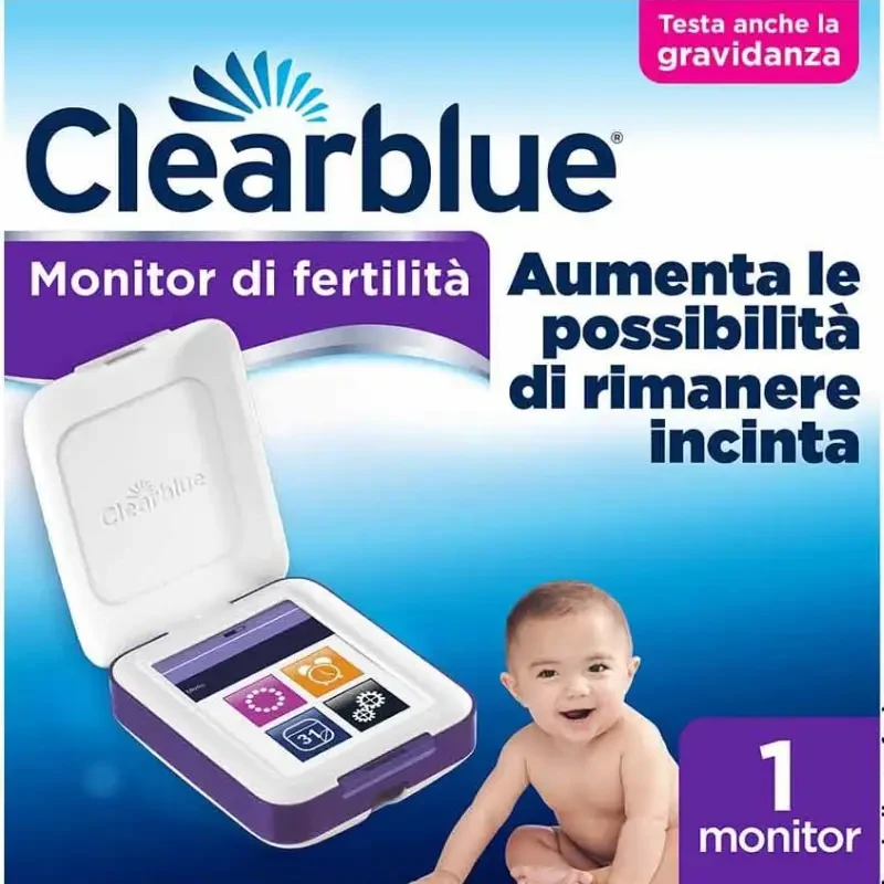 دستگاه پیشرفته محاسبه‌گر هوشمند باروری و تخمک‌گذاری Clearblue مدل Advanced Fertility Monitor با امکان تست بارداری و تحلیل هورمون‌های کلیدی
