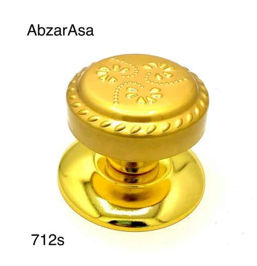 دستگیره حیاطی تک پیچ طلایی کد 712