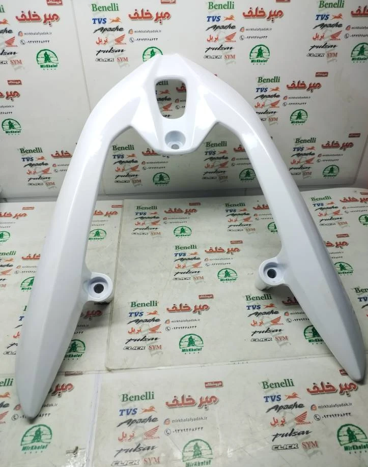دستگیره زین (ترک بند) موتور طرح کلیک (سفید براق) خارجی