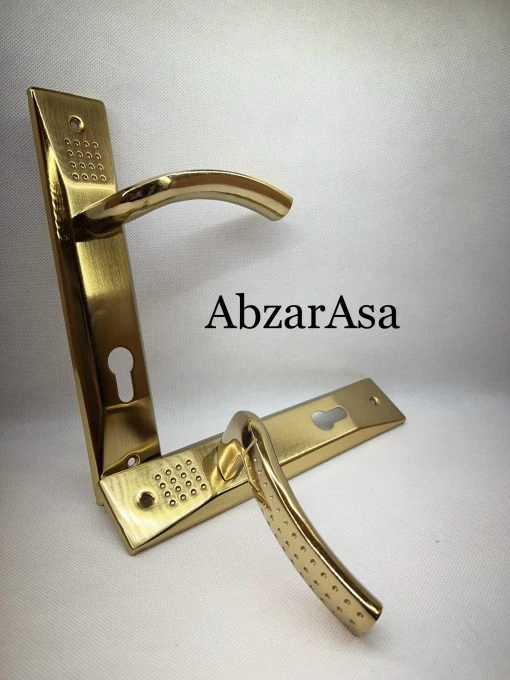دستگیره پلاک سوییچی خالدار شالکو طلایی