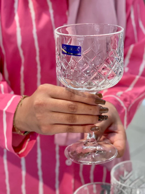 دسر و بستنی خوری دیواره بلند Reese محصول وارداتی Deli Glass
