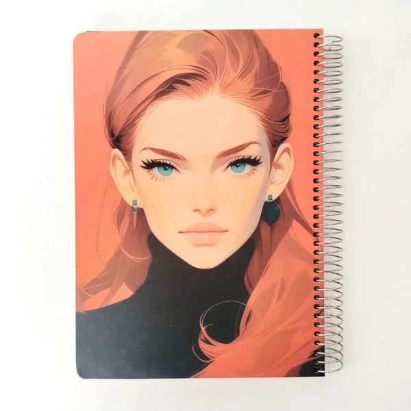 ❤️دفتر مشق جلد سخت سیمی 100 برگ طرح 1 کد 563/3 مدیر