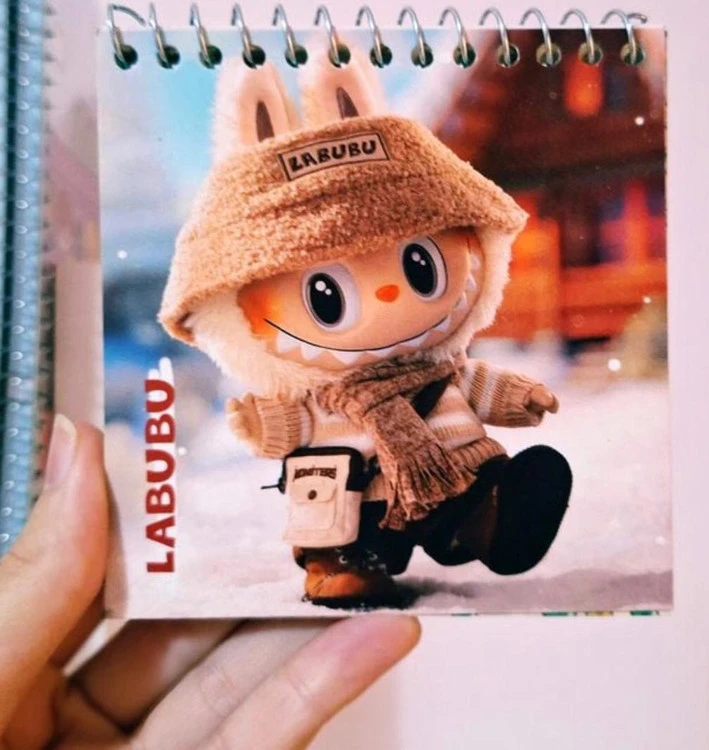 دفترچه یادداشت سایز 10*10 سیمی لبوبو (بسته 12 عددی)