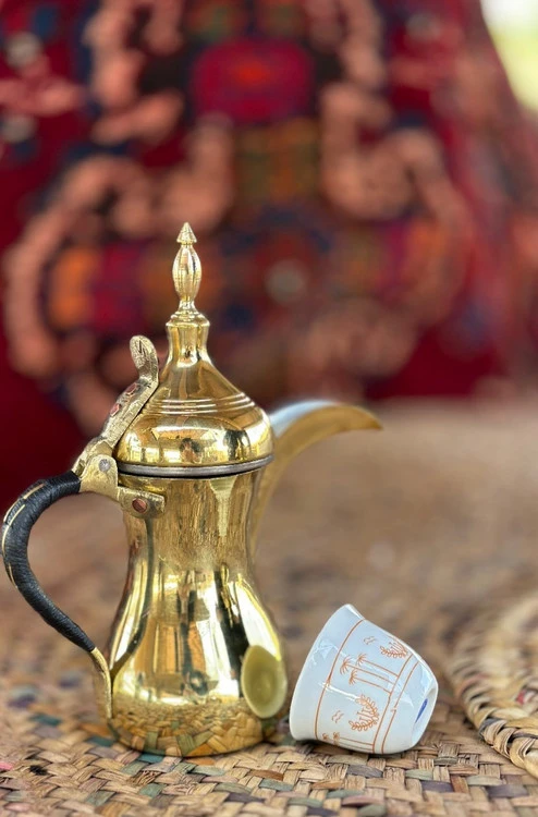 دله قهوه ۲۶ سانت رسلان اصل سوریه – کیفیت عالی و طرح سنتی