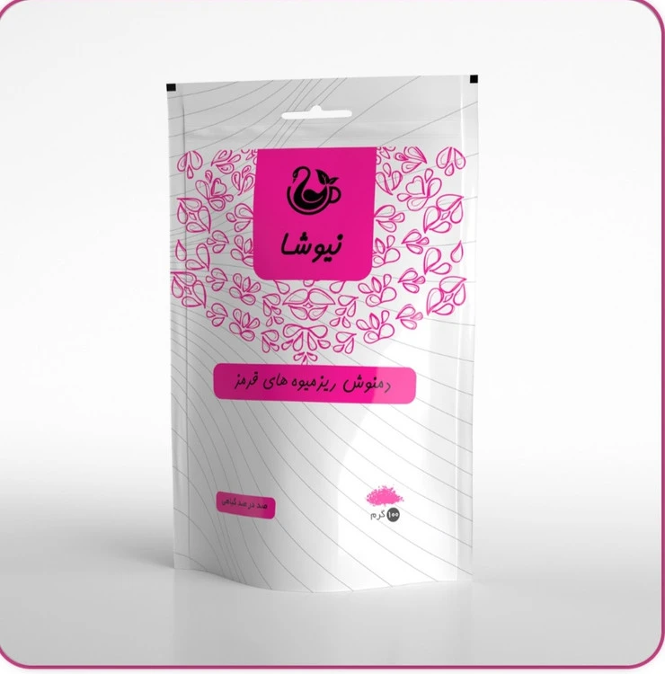 دمنوش ریز میوه ها ی قرمز