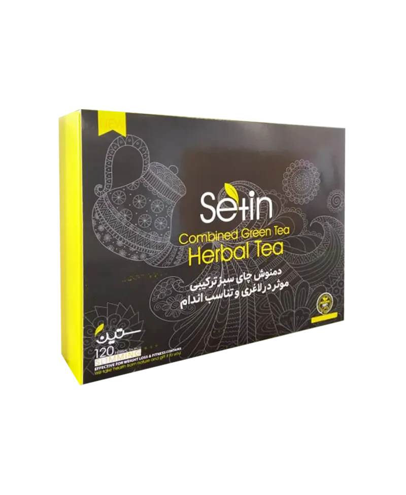 دمنوش چای سبز ترکیبی ستین – موثر در کاهش وزن 240 گرمی