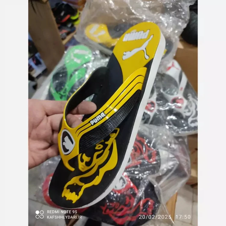 دمپایی انگشتی ژله ای مردانه
