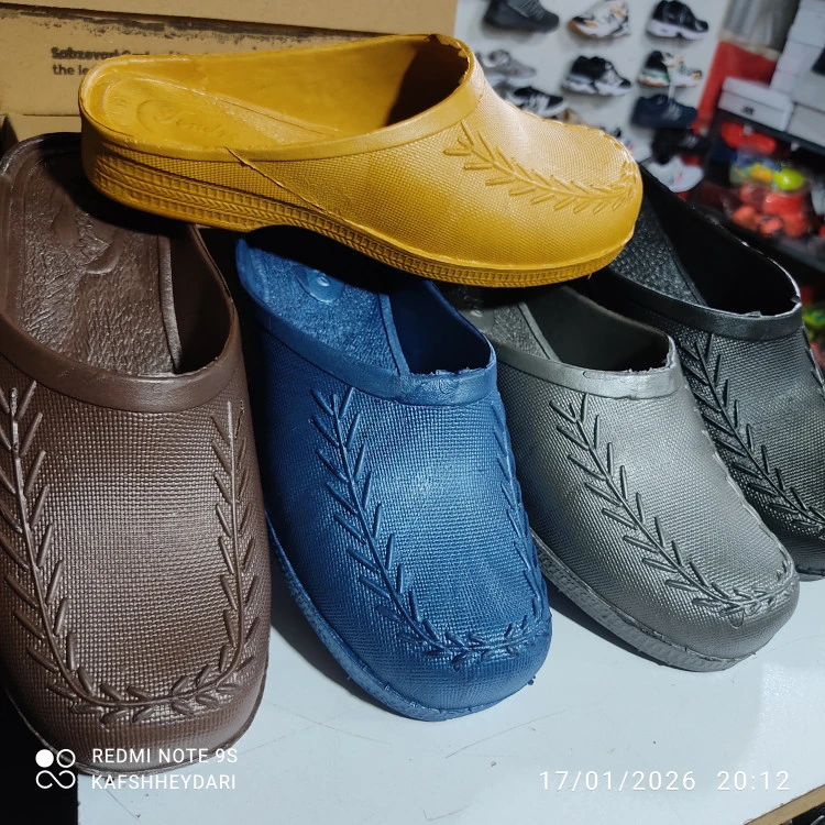 دمپایی سرویس حمام اوزاکا ژله ای زنانه طرح گندم