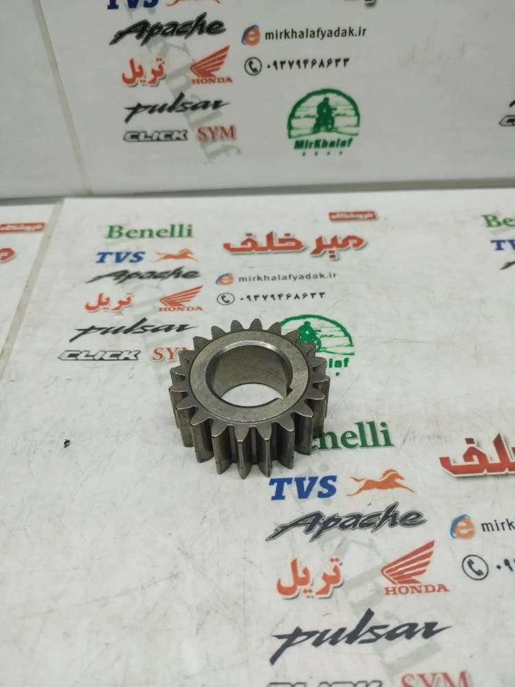 دنده مقابل دیسک کلاچ موتور فلات پرواز طرح crf سی ار اف