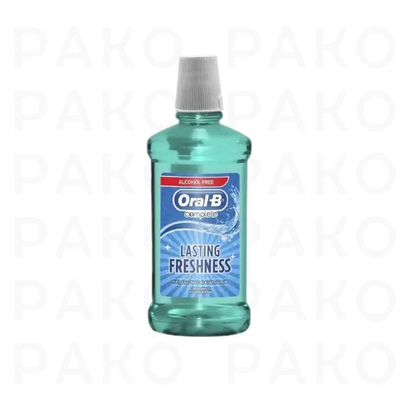 دهان شویه بدون الکل اورال بی مدل Lasting Freshness حجم 500 میل