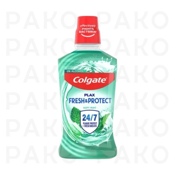 دهانشويه بدون الکل کلگيت پلکس سافت نعنايي 250 ميلی ليتری colgate