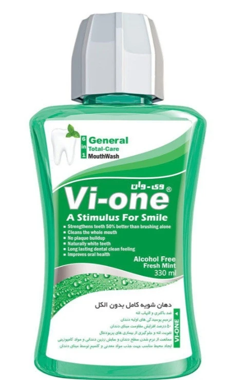 دهانشویه بدون الکل 330ml