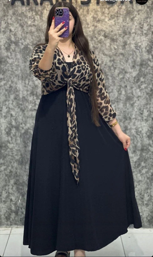 دو تکه پلنگی کد 7718