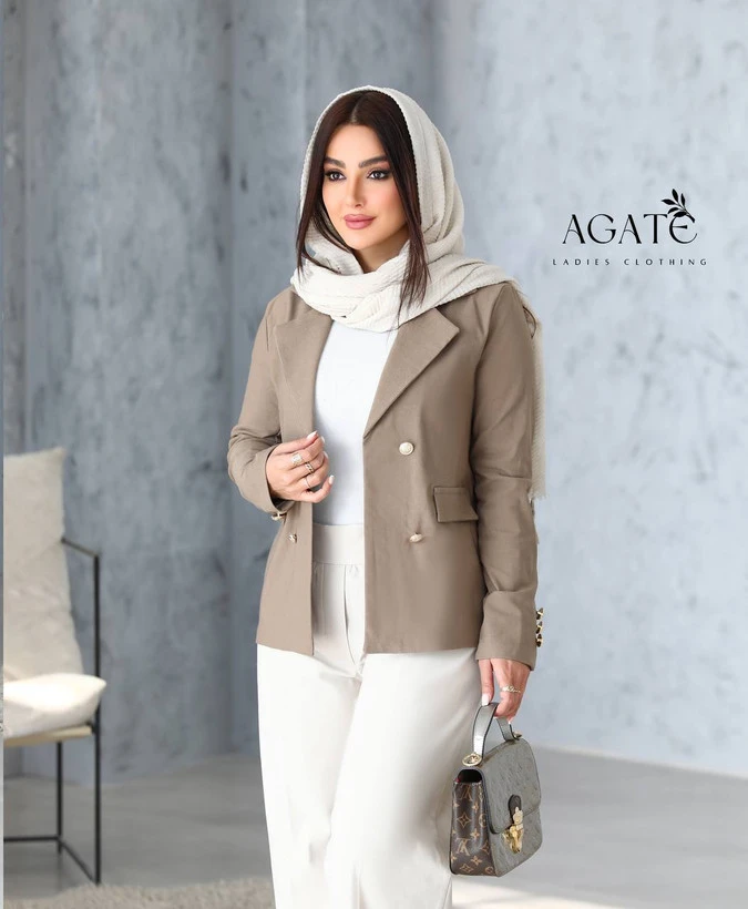 دوتیکه کت شلوار آناهیتا کد 83426