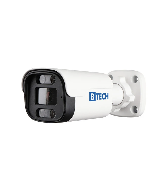 دوربین AHD بولت 2MP-2.8 دید در شب رنگی (وارم لایت) B-TECH مدل BMHD2WL-BT2028