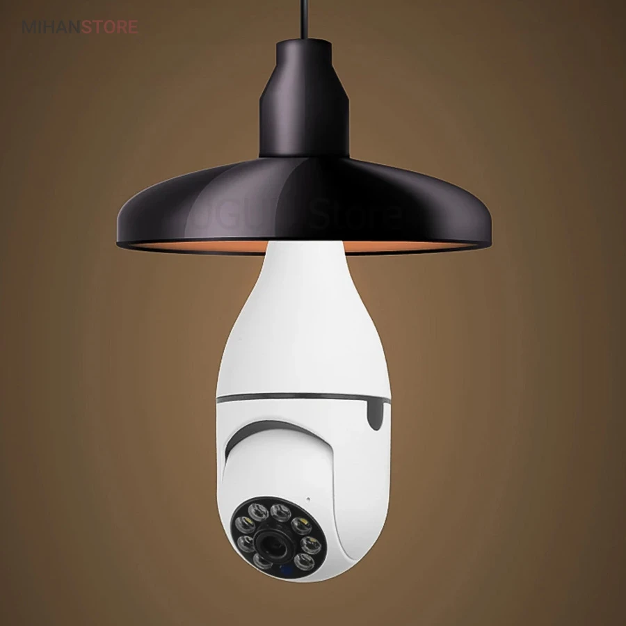 دوربین مدار بسته لامپی بی‌سیم V380 | WiFi، دزدگیر حرکتی،نرم افزار،میکروفون(4 قسط)✅