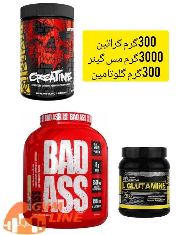 دوره افزایش حجم (مس گینر بد اس،کراتین موتانت،گلوتامین دانا)