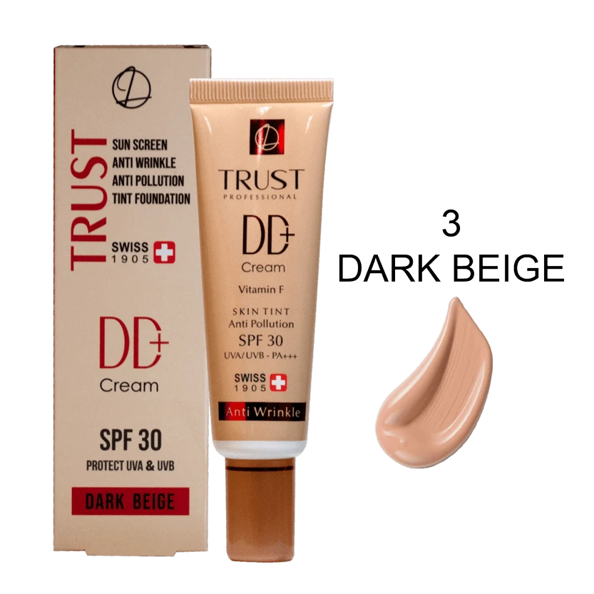 دی دی کرم پلاس تراست شماره 3 (بژ تیره) 30 میل