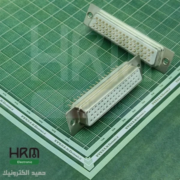 دی کانکتور روبردی صاف مادگی 50 پین 3 ردیفِ