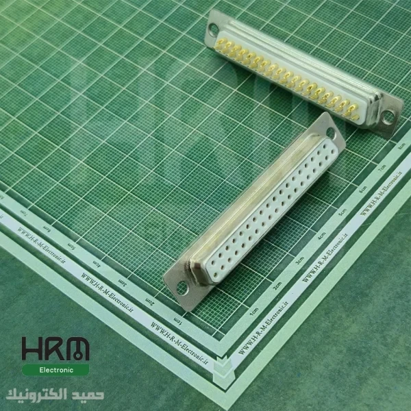 دی کانکتور صنعتی سرکابلی DB مادگی 37پین