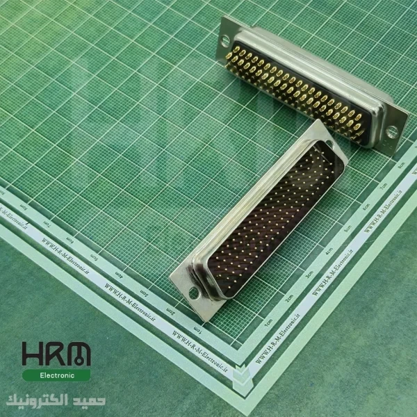 دی کانکتور صنعتی سرکابلی DB نری 104پین 5ردیفِ