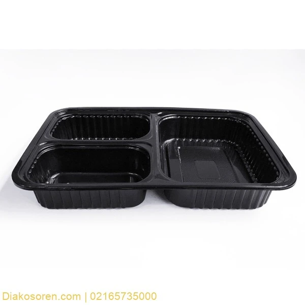 دیس سه خانه 7003 مهرپارسا با درب (100 عدد)