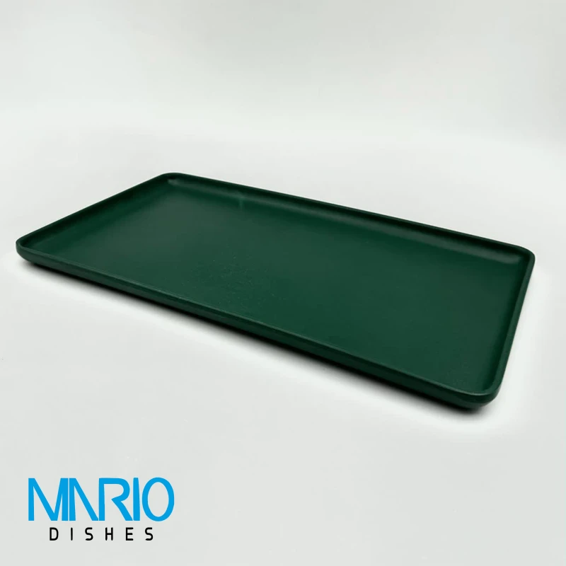 دیس مستطیل سبز ملامین M30