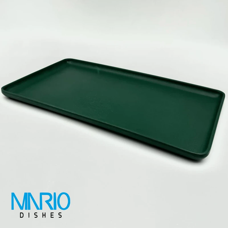دیس مستطیل سبز ملامین M36