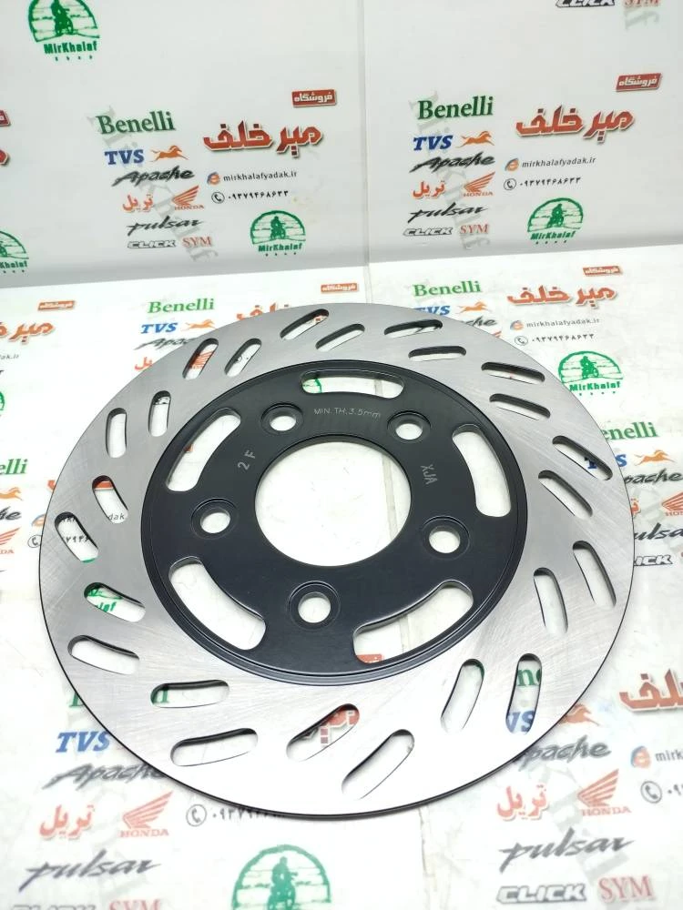 دیسک ترمز عقب موتور sym گالکسی j 200 جی و اسکوتر کاوان اصلی