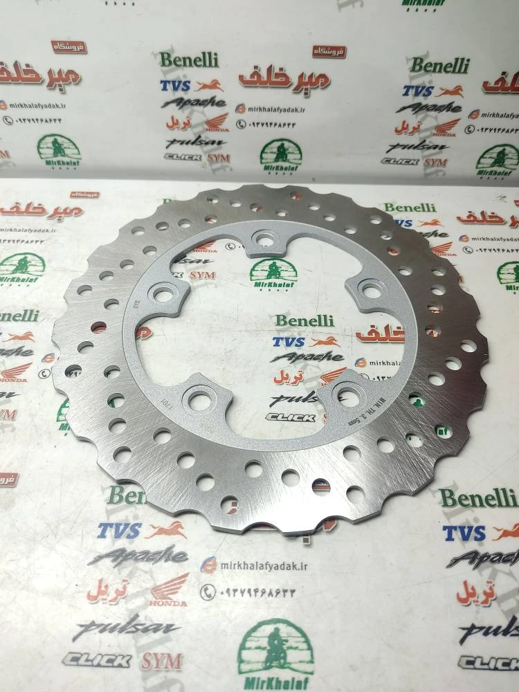 دیسک ترمز عقب موتور sym گالکسی na و nh اصلی