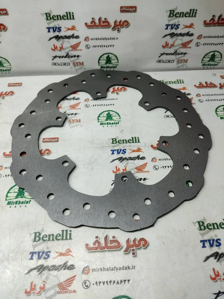 دیسک ترمز عقب موتور بنلی 150 جدید نیوفیس و 180 و 250 تک سیلندر جدید نیوفیس