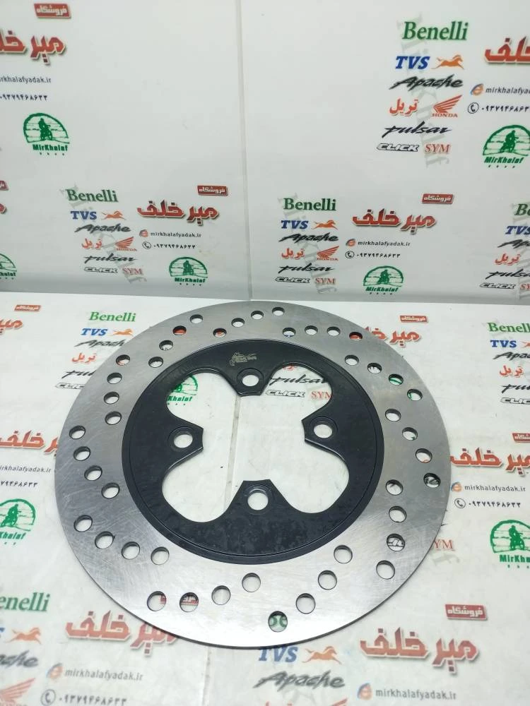 دیسک ترمز عقب موتور تریل gy جی وای و پیشرو زیپ استار و بنلی 135