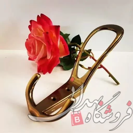 دیوار کوب فلزی طلایی