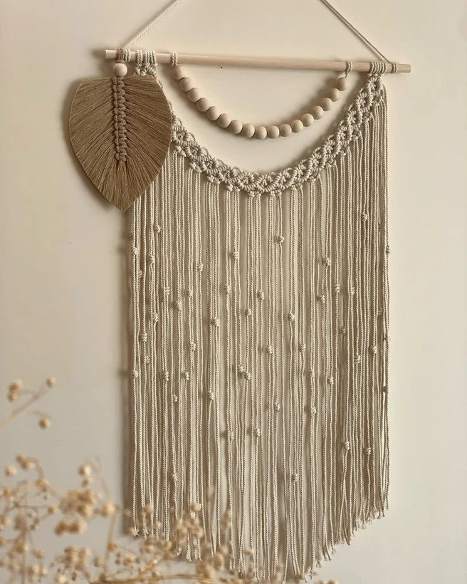 دیوارکوب مهره دار تک برگی