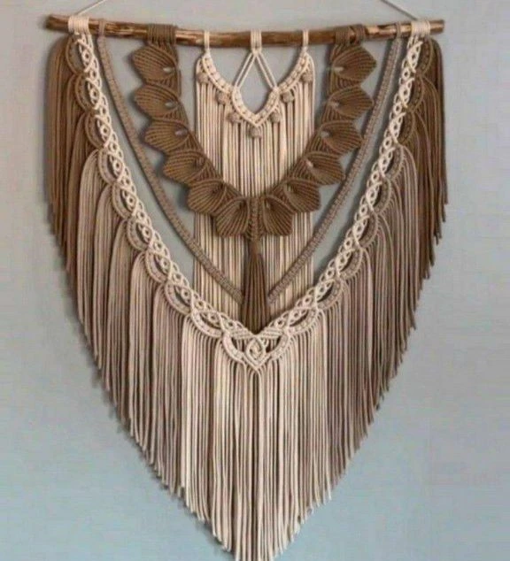 دیوارکوب مکرومه طرح سرو