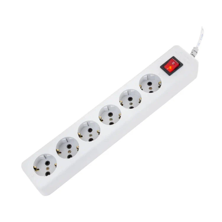 رابط 6 خانه کلید دار پارت الکتریک کابل 2 متری