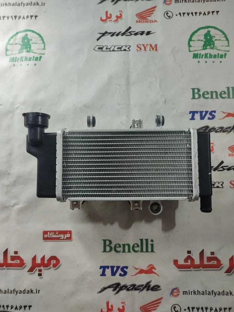 رادیاتور بدون فن موتور sym گالکسی nh و na و لوکی 185 lucky vf3 اصلی