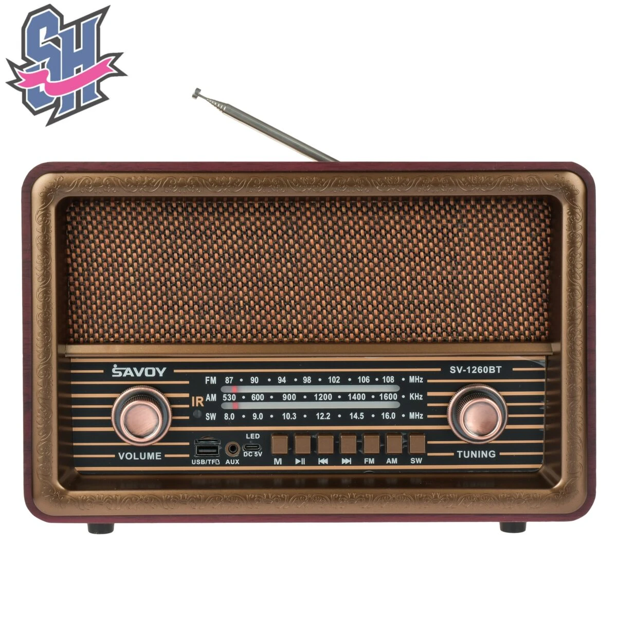رادیو ساووی مدل SV-1260BT