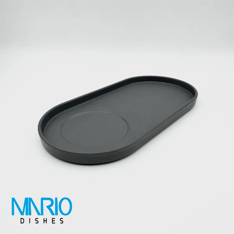 رست بیضی کاپ خطی طوسی ملامین L30