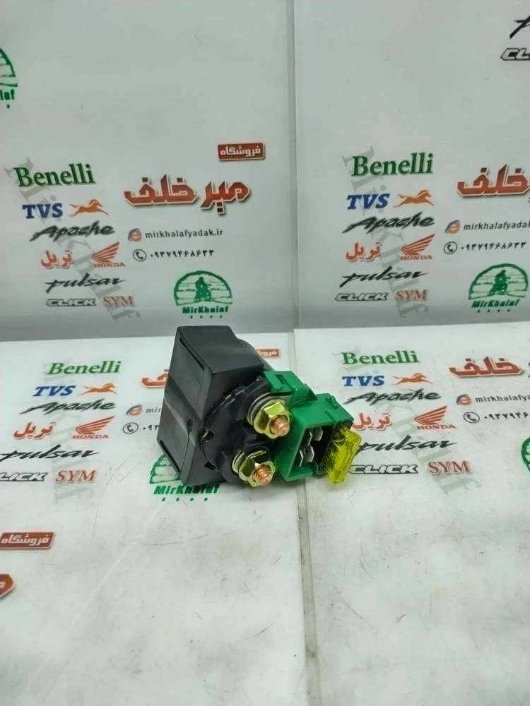رله اتوماتیک استارت موتور بنلی 300 دوسیلندر و ریس و qj کیو جی فیوزدار (فیوز خور) انواع موتورسیکلت