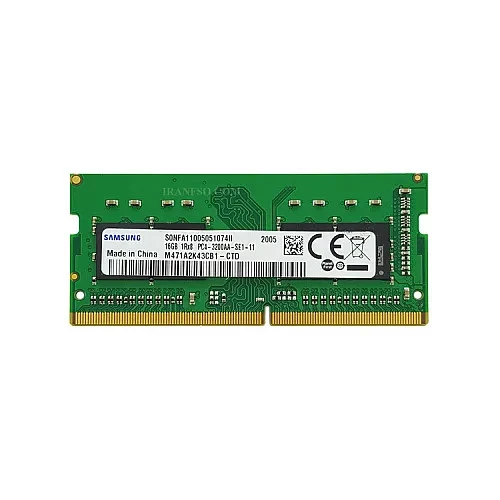 رم لپ تاپ سامسونگ RAM SAMSUNG DDR4 32GB 3200MHz