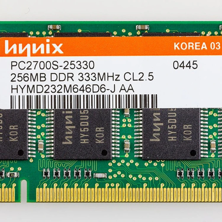 رم لپ تاپ هاینیکس DDR 333MHZ ظرفیت 256 مگابایت